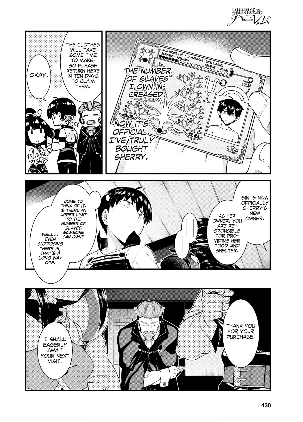 Isekai Meikyuu de Harem wo - Chapter 38 [photo 24] - MangaPorn