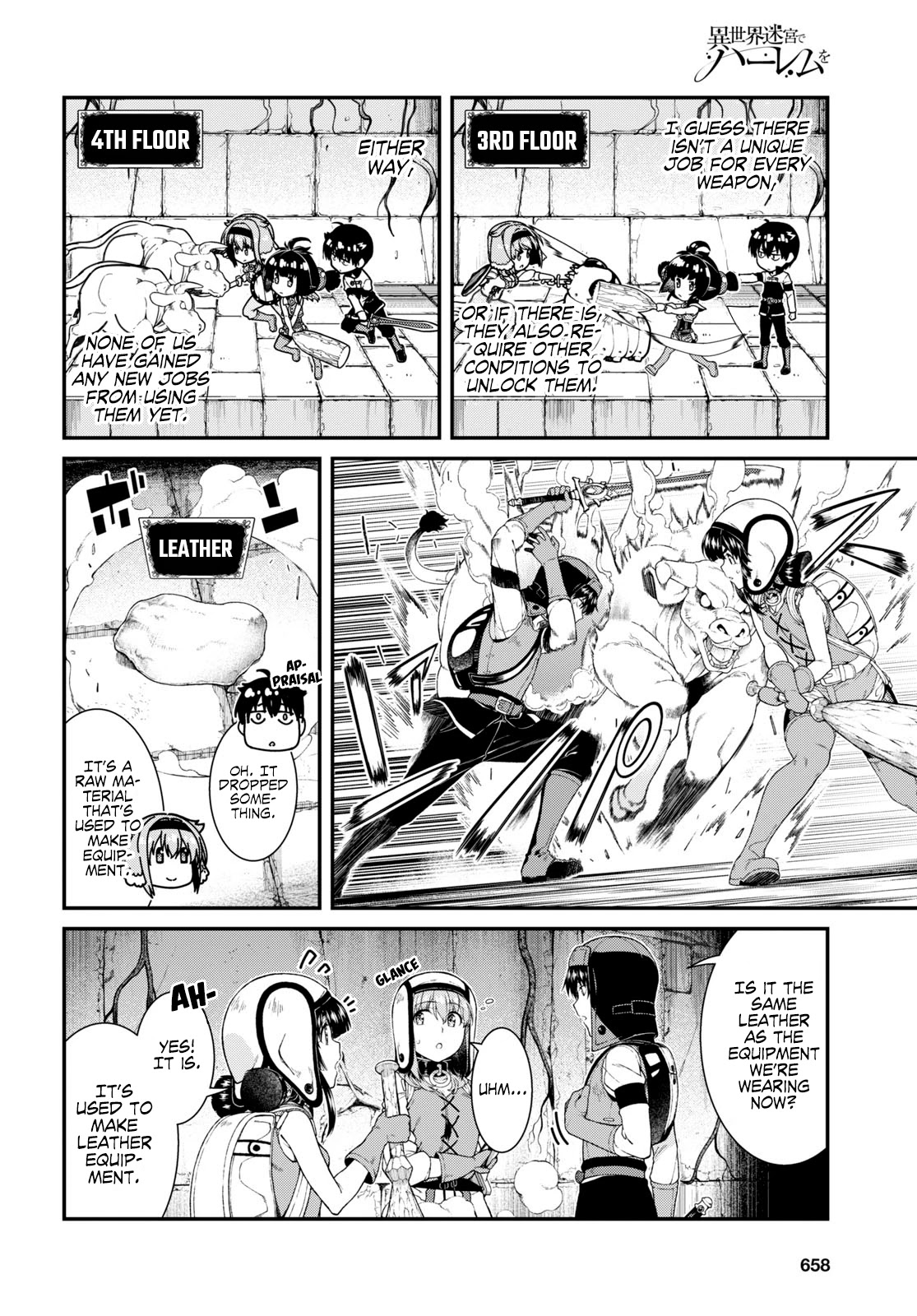 Isekai Meikyuu de Harem wo - Chapter 45 [photo 8] - MangaPorn