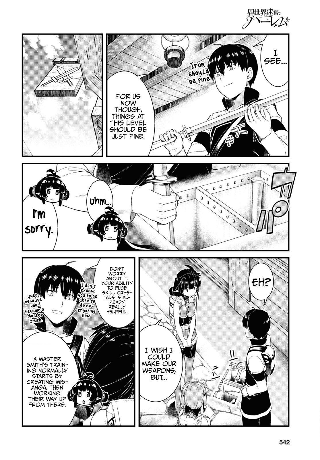 Isekai Meikyuu de Harem wo - Chapter 58 [photo 4] - MangaPorn