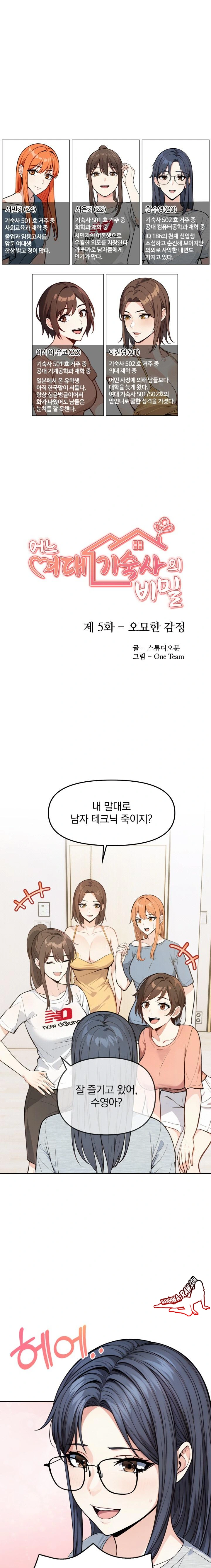 Secrets of a Women’s College Dormitory Raw - Chapter 5 [photo 1] - MangaPorn