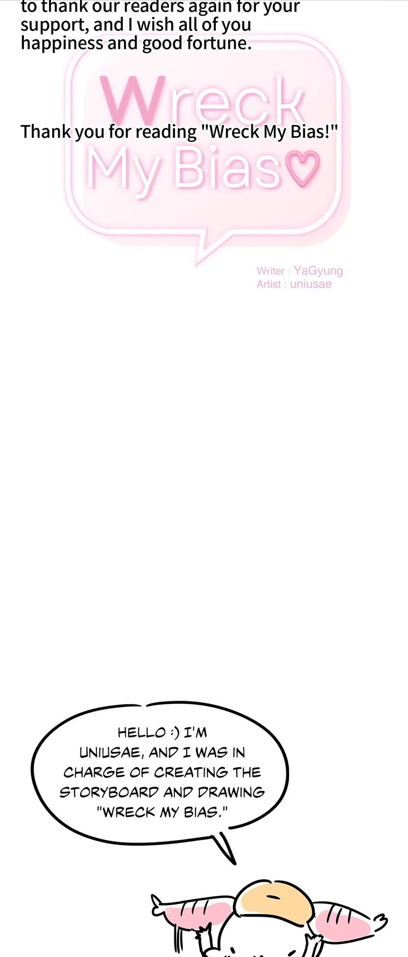 Wreck My Bias - Chapter 72.5 [photo 3] - MangaPorn