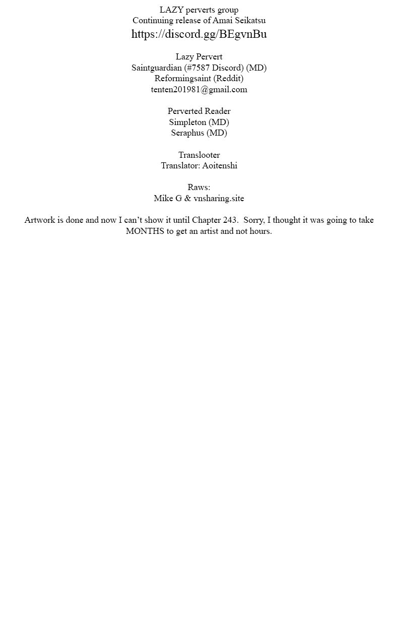 Amai Seikatsu - Chapter 213 [photo 1] - MangaPorn