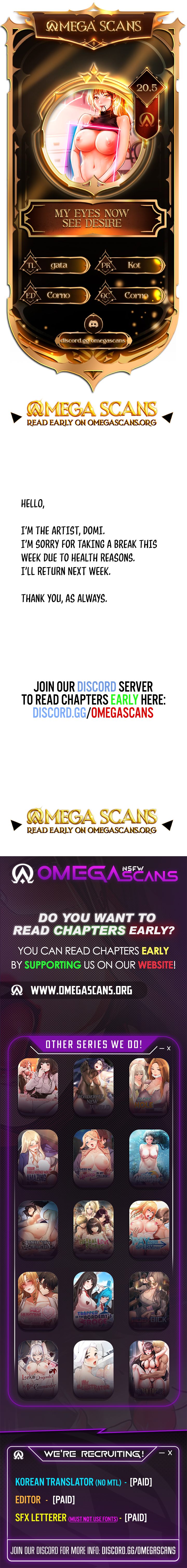 My Eyes Now See Desire - Chapter 20.5 [photo 1] - MangaPorn