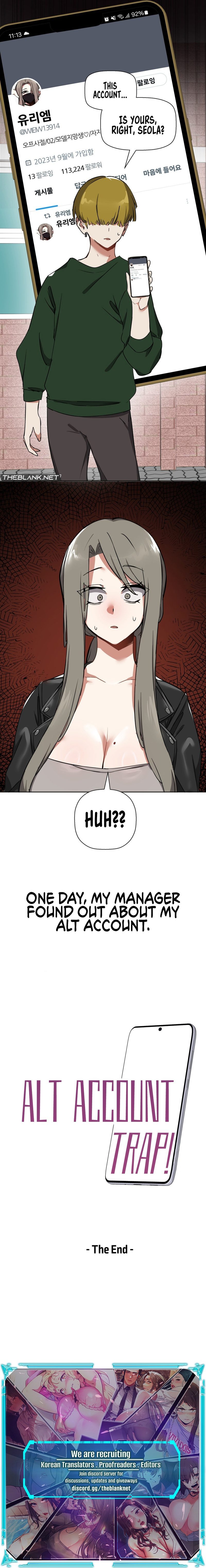 Alt Account Trap! - Chapter 20 [photo 19] - MangaPorn