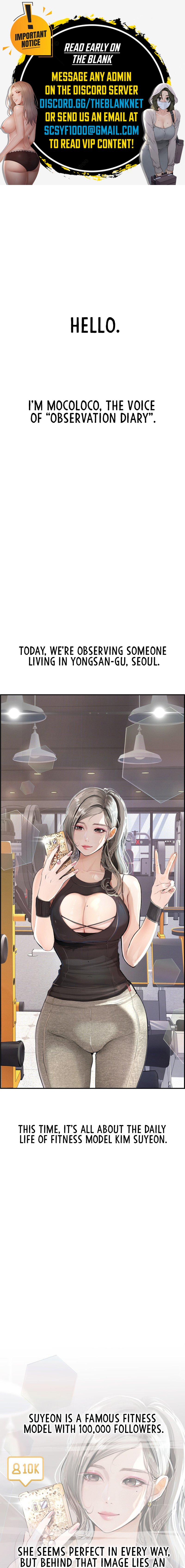 Observation Diary - Chapter 18 [photo 1] - MangaPorn