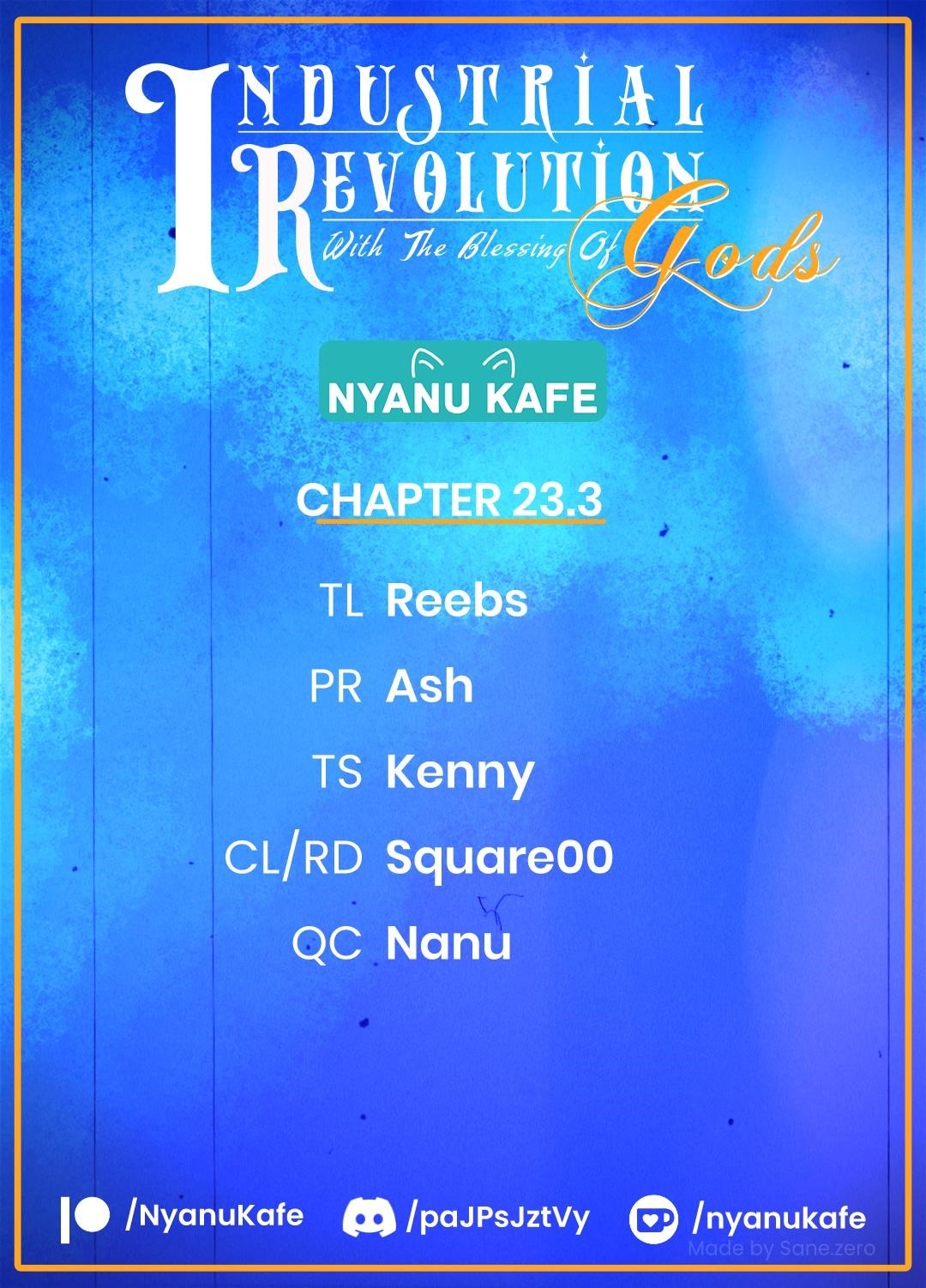 Revolution in production with the blessings of the gods – While living a leisurely, slow life in a corner of another world, somehow a diverse group of people gathered to form the strongest nation… - Chapter 23.3 [photo 1] - MangaPorn