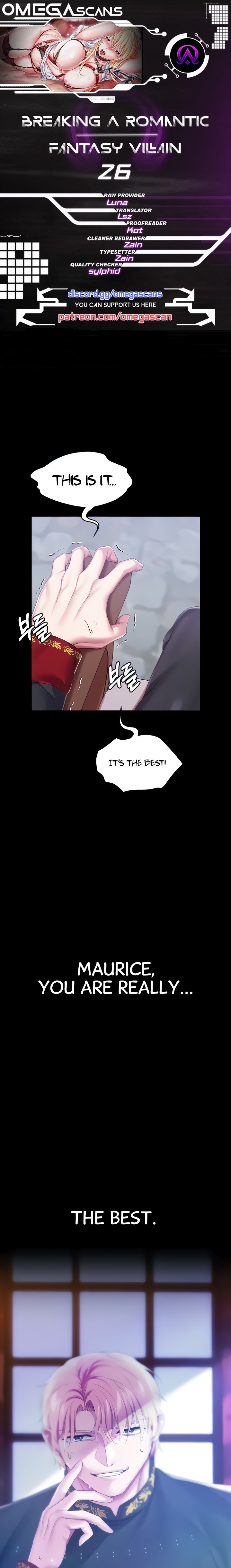 Breaking A Romantic Fantasy Villain - Chapter 26 [photo 1] - MangaPorn