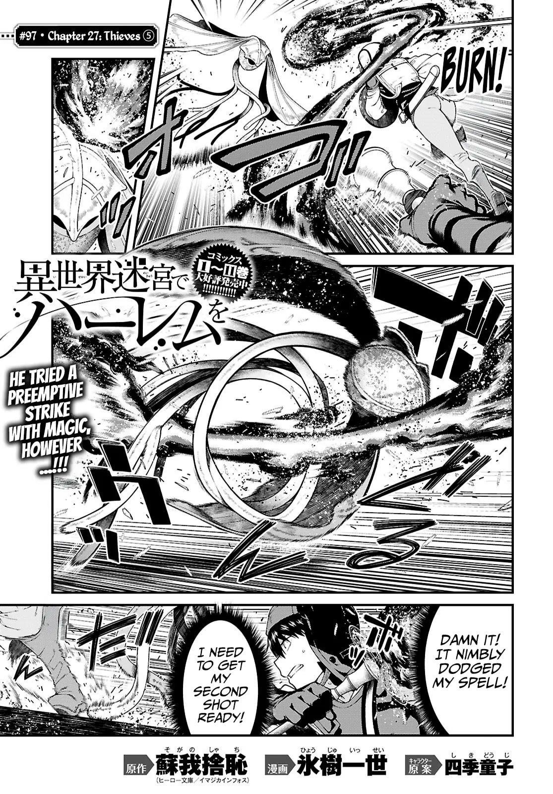 Isekai Meikyuu de Harem wo - Chapter 97 [photo 2] - MangaPorn