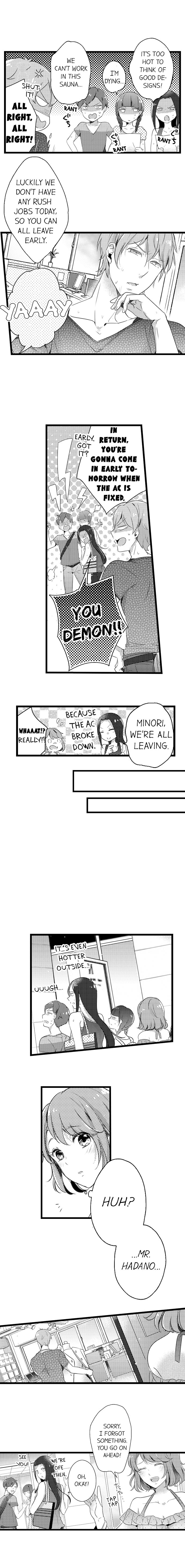 A Hot Night With My Boss in a Capsule Hotel - Chapter 21 [photo 7] - MangaPorn