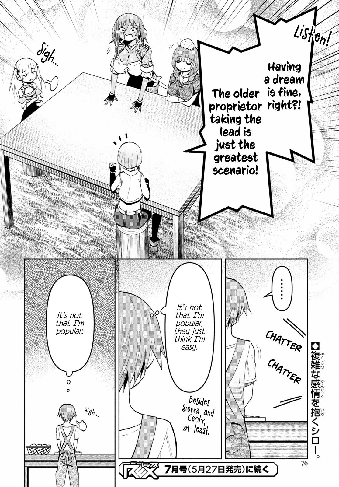 Dungeon Tou de Yadoya wo Yarou! Souzou Mahou wo Moratta Ore no Hosoude Hanjouki - Chapter 39 [photo 28] - MangaPorn