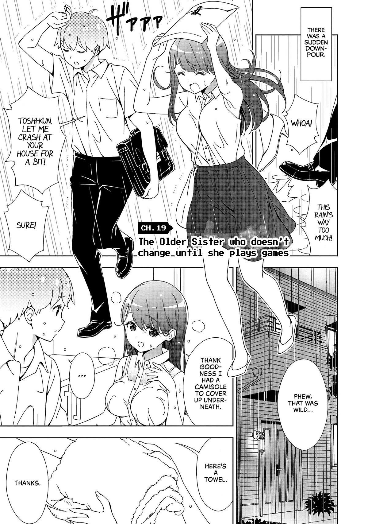 My “Onee-chan’s” Personality Changes When She Plays Games - Chapter 19 [photo 1] - MangaPorn