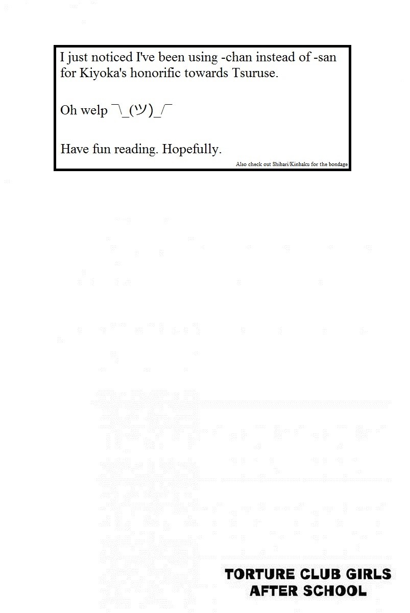 Houkago no Goumon Shoujo - Chapter 6 [photo 11] - MangaPorn