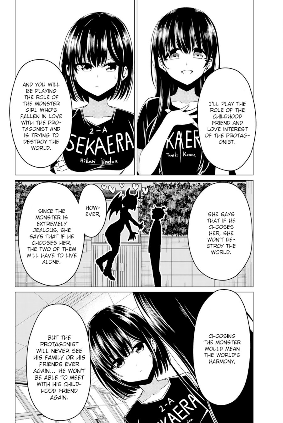 Sekai ka Kanojo ka Erabenai - Chapter 27 [photo 16] - MangaPorn