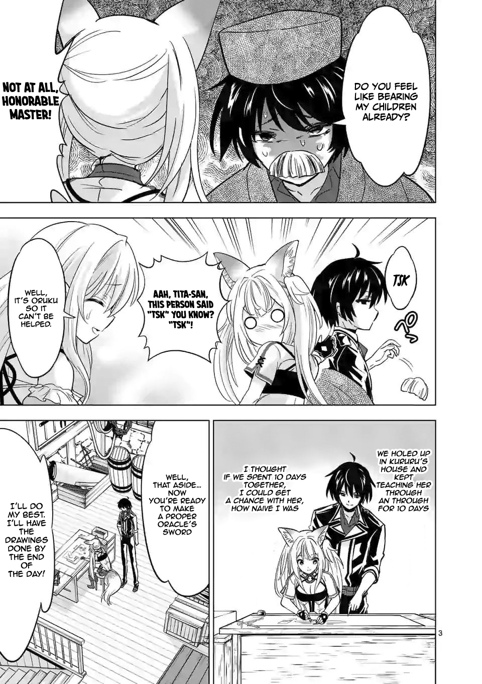 Shijou Saikyou Orc-san no Tanoshii Tanetsuke Harem Zukuri - Chapter 34 [photo 4] - MangaPorn