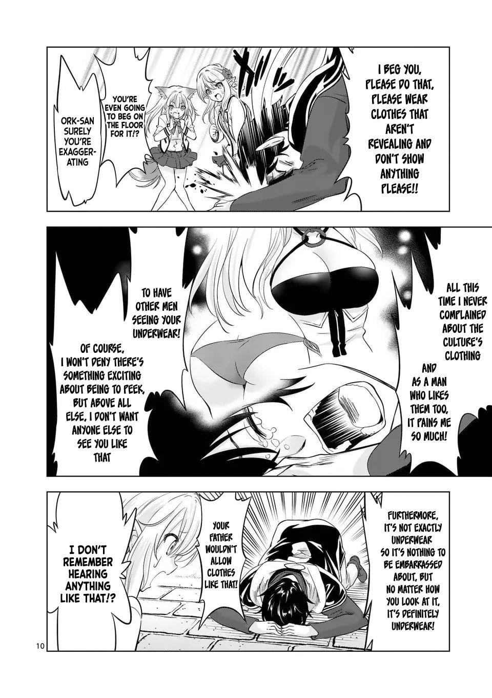 Shijou Saikyou Orc-san no Tanoshii Tanetsuke Harem Zukuri - Chapter 113.1 [photo 10] - MangaPorn