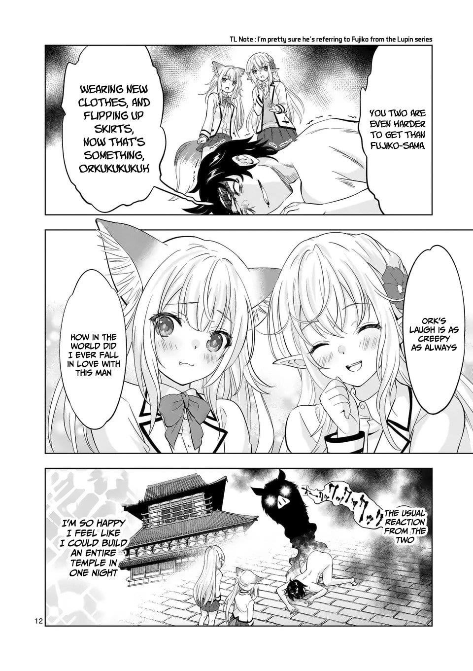 Shijou Saikyou Orc-san no Tanoshii Tanetsuke Harem Zukuri - Chapter 113.1 [photo 12] - MangaPorn