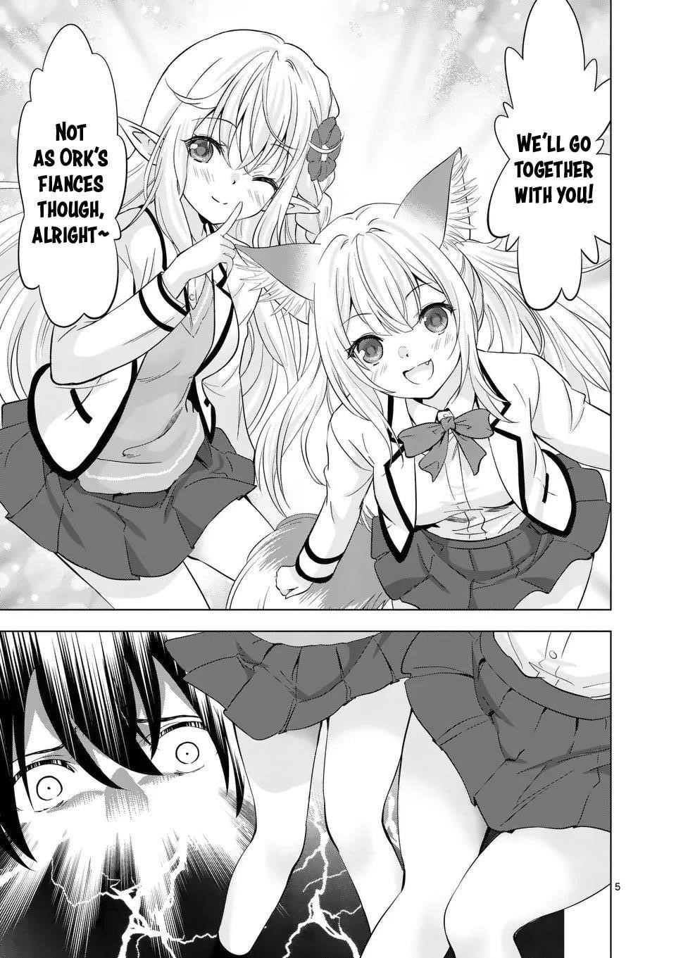 Shijou Saikyou Orc-san no Tanoshii Tanetsuke Harem Zukuri - Chapter 113.1 [photo 5] - MangaPorn