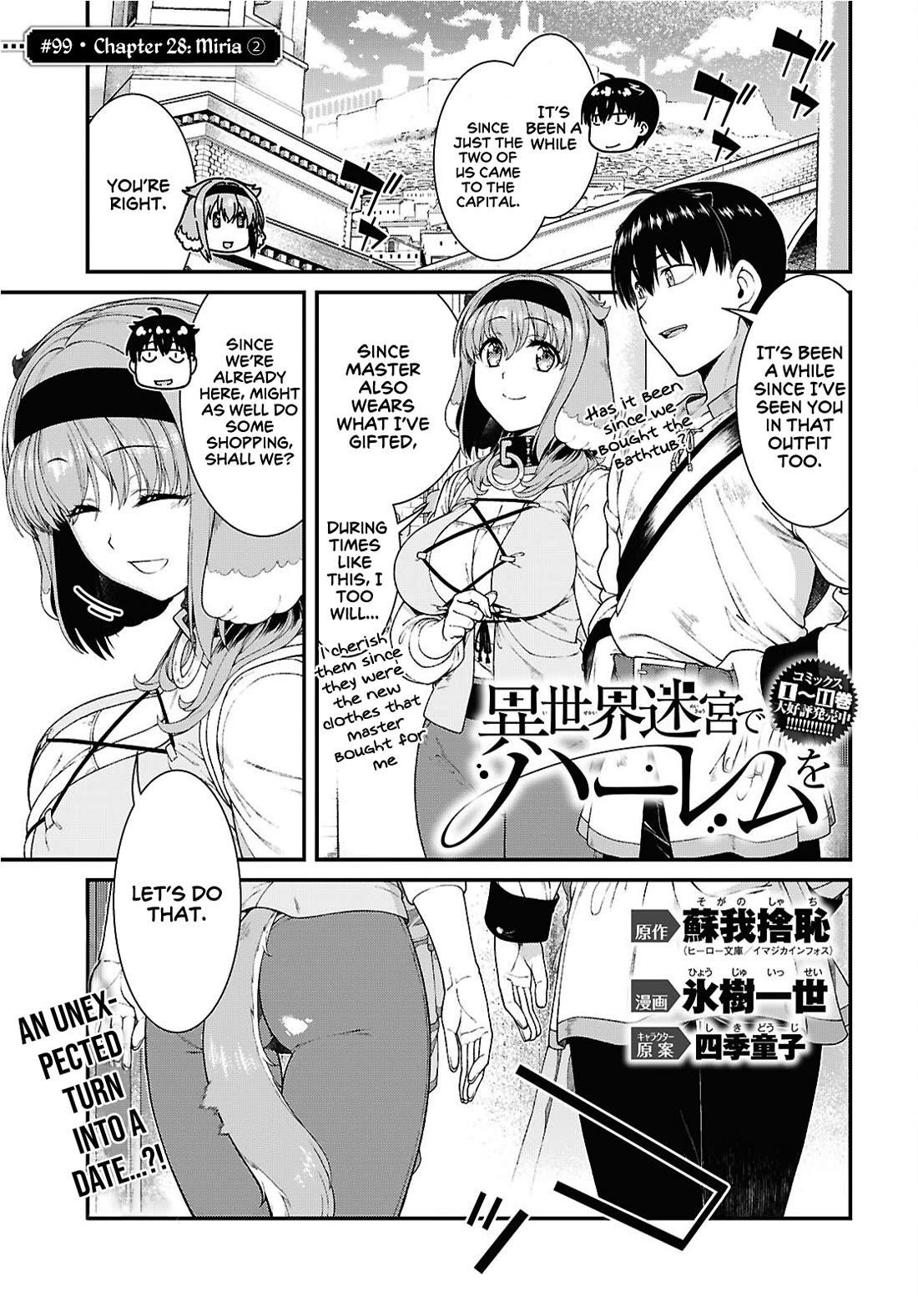 Isekai Meikyuu de Harem wo - Chapter 99 [photo 2] - MangaPorn