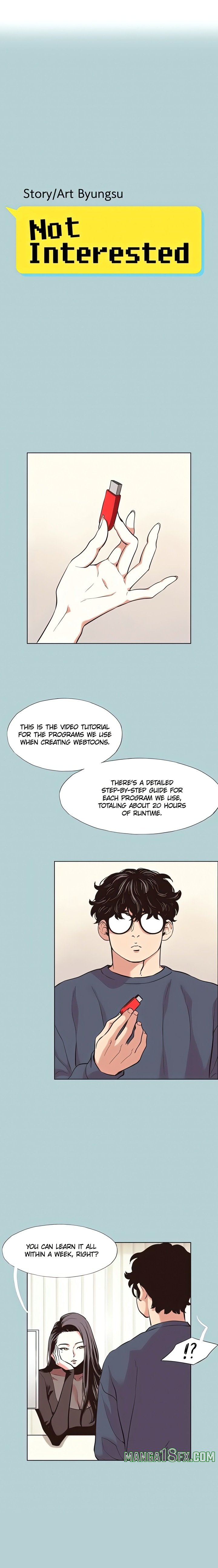 Not Interested - Chapter 6 [photo 1] - MangaPorn