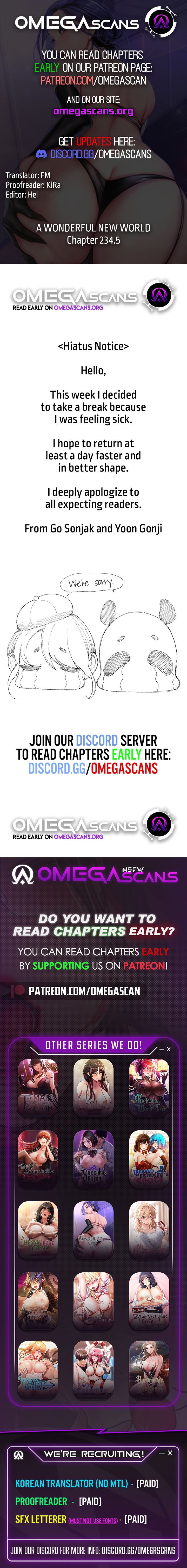A Wonderful New World - Chapter 234.5 [photo 1] - MangaPorn