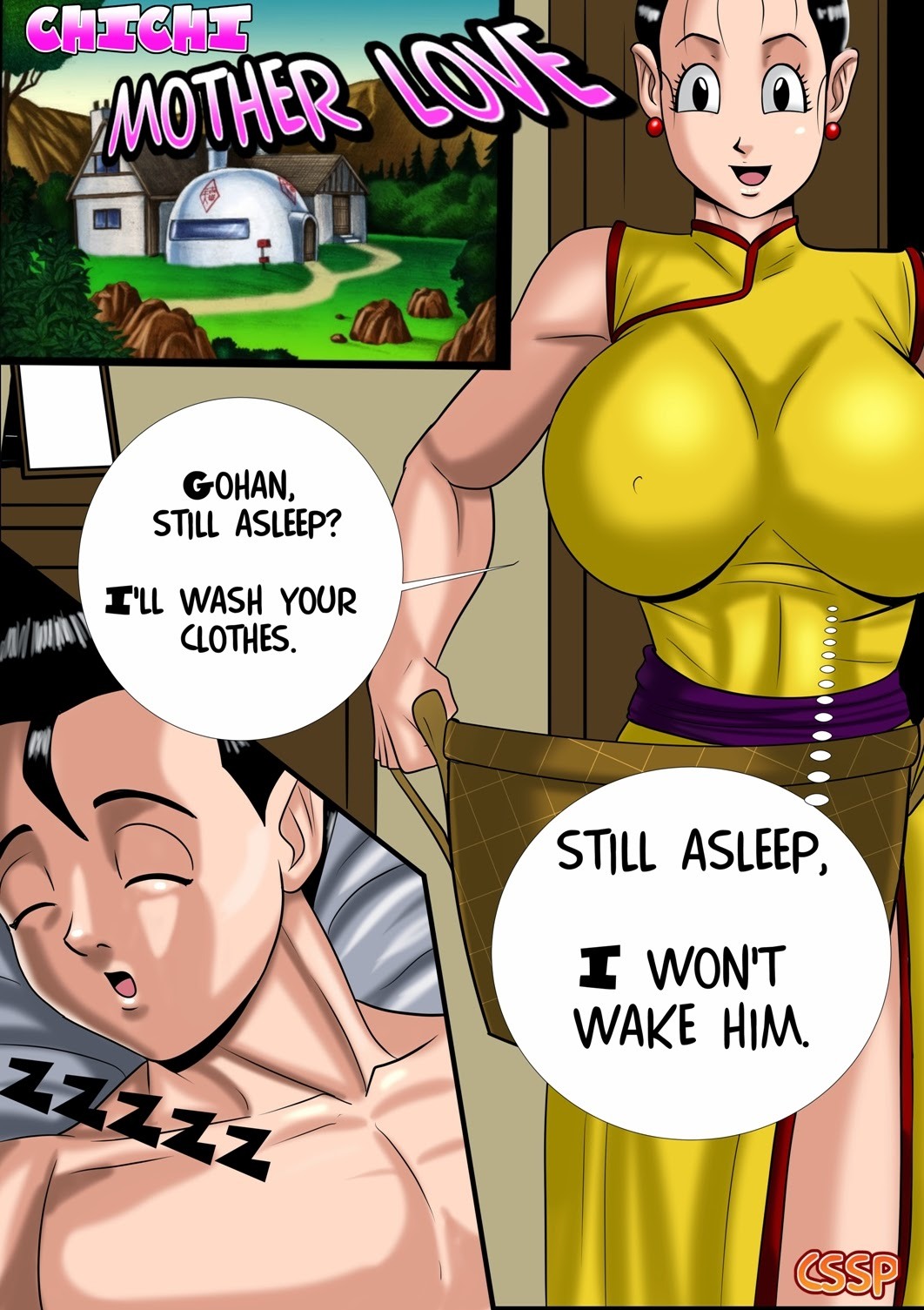 Chichi Mother Love – Dragon Ball Z [photo 1] - MangaPorn