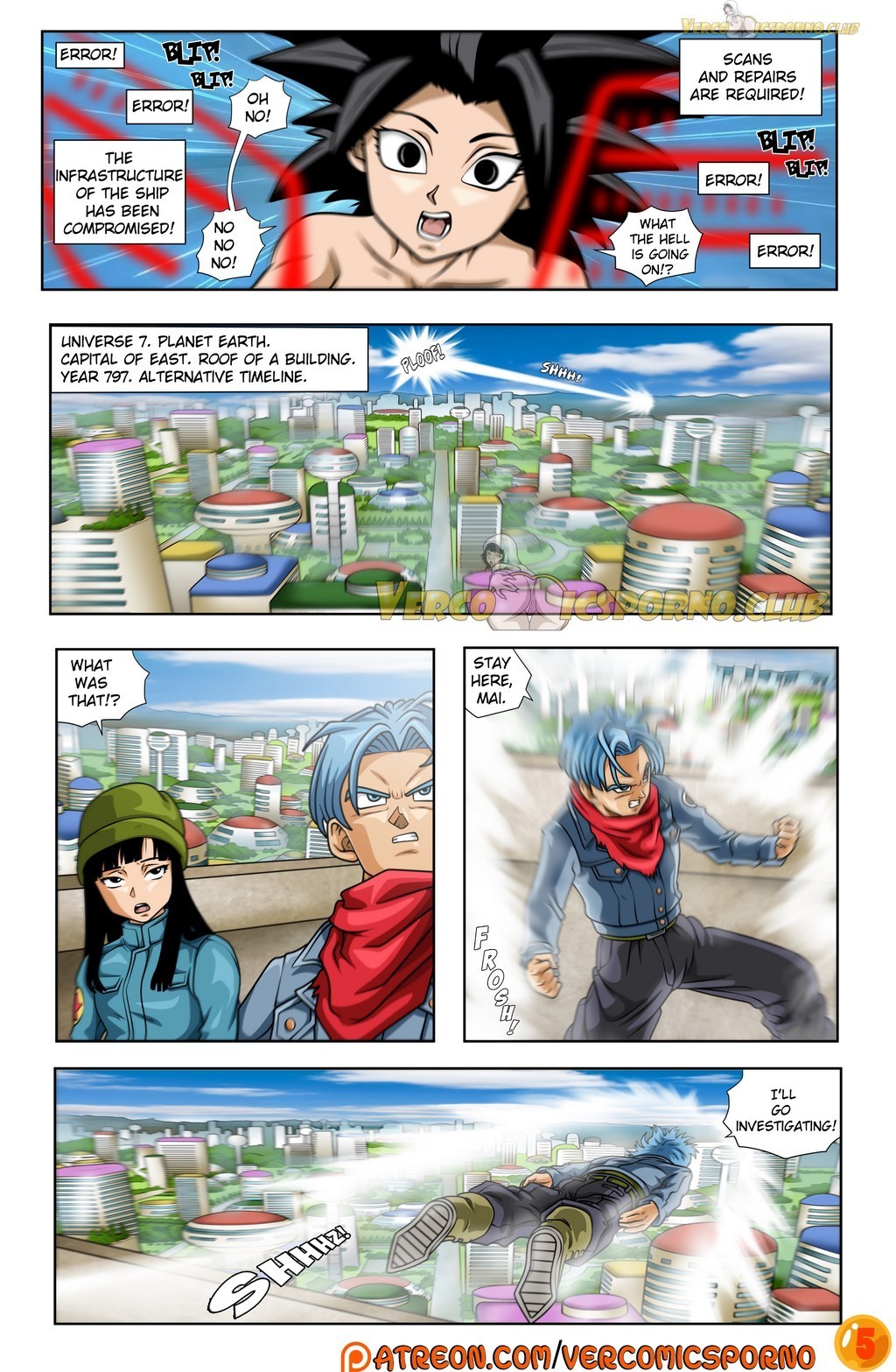 Dragon Ball Super – Trunks and Caulifla [photo 6] - MangaPorn