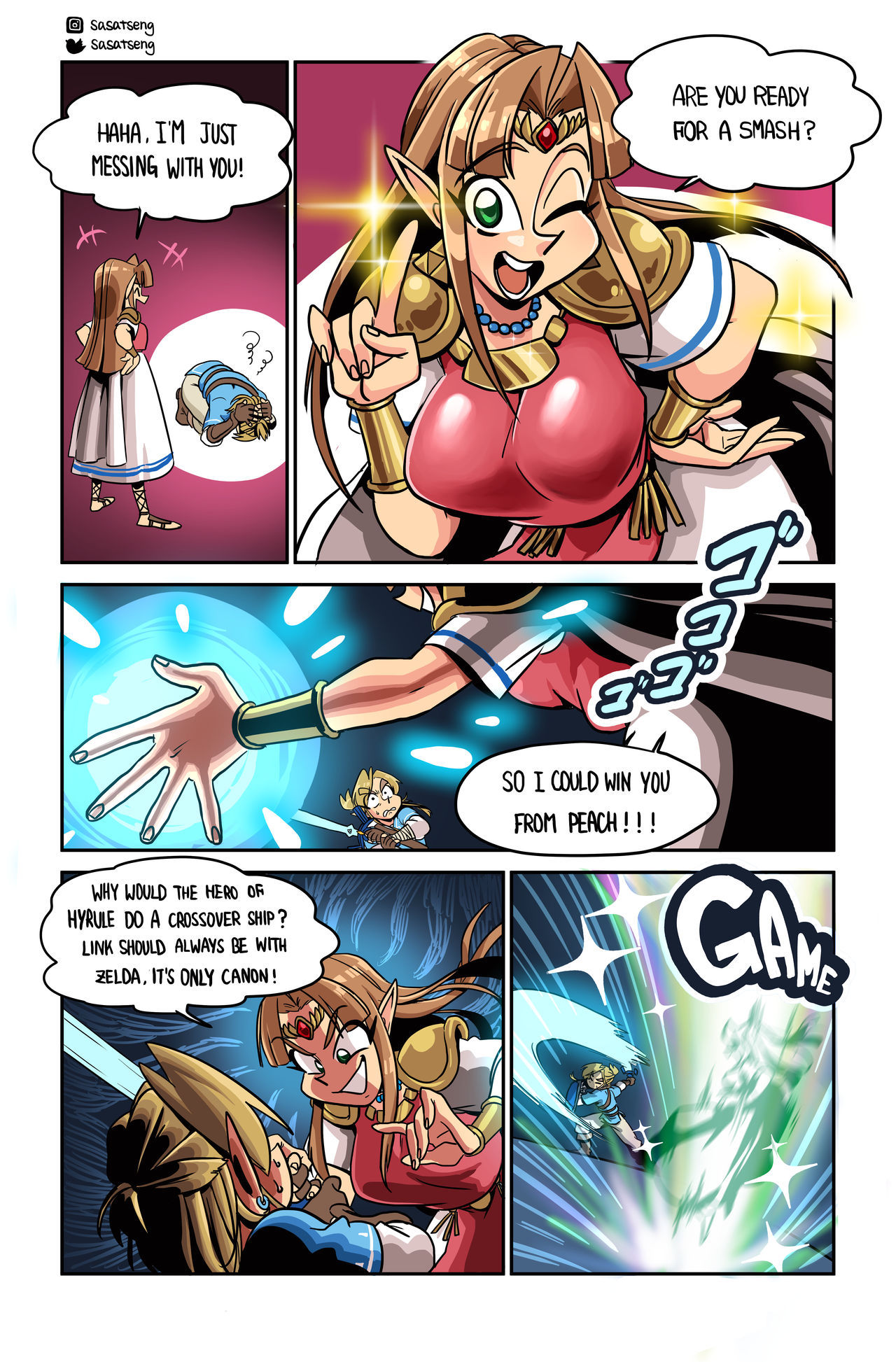 Smash – Link x Peach [photo 5] - MangaPorn