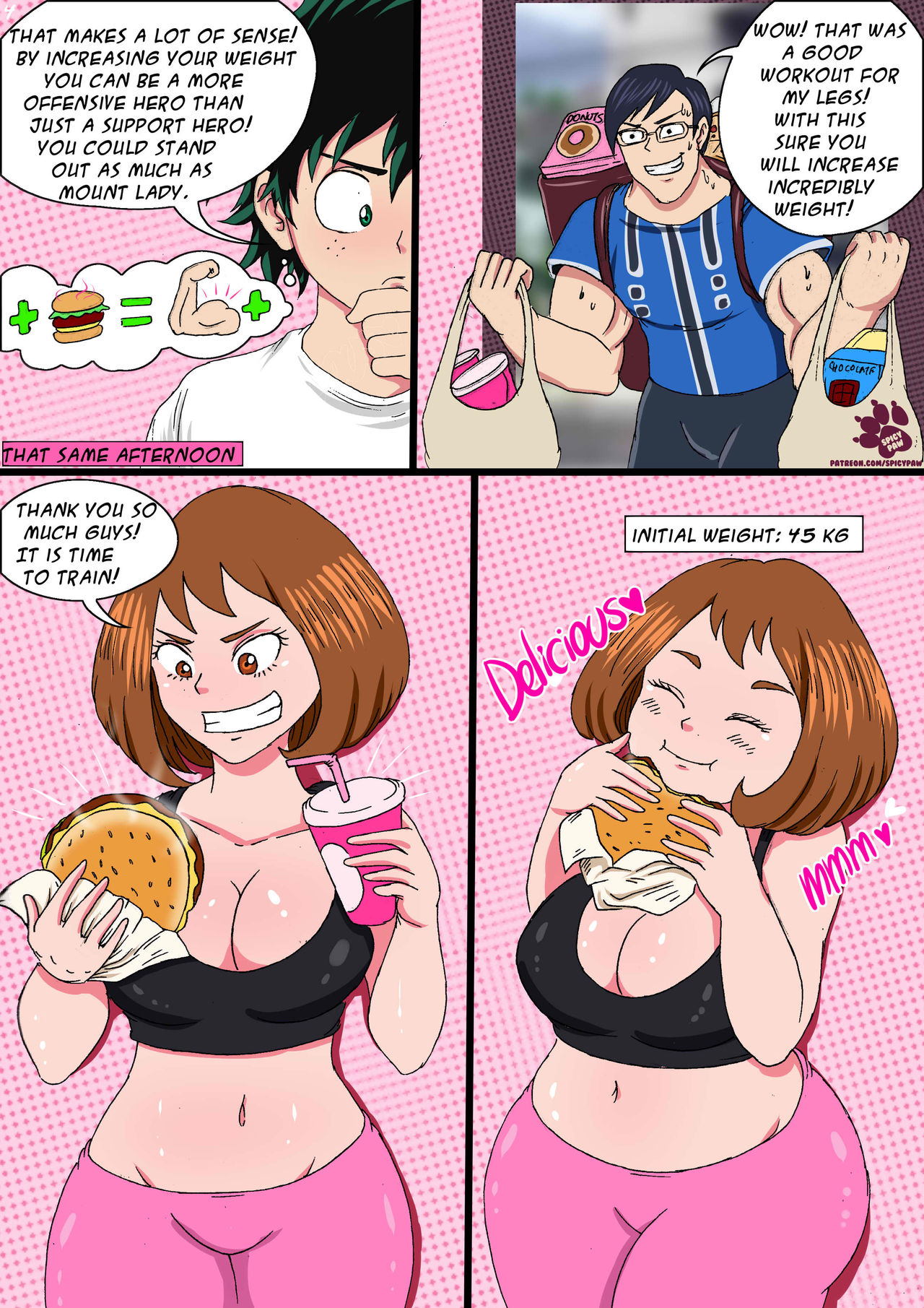 More Food! More Power! 1 – Ochaco Urakara [photo 5] - MangaPorn