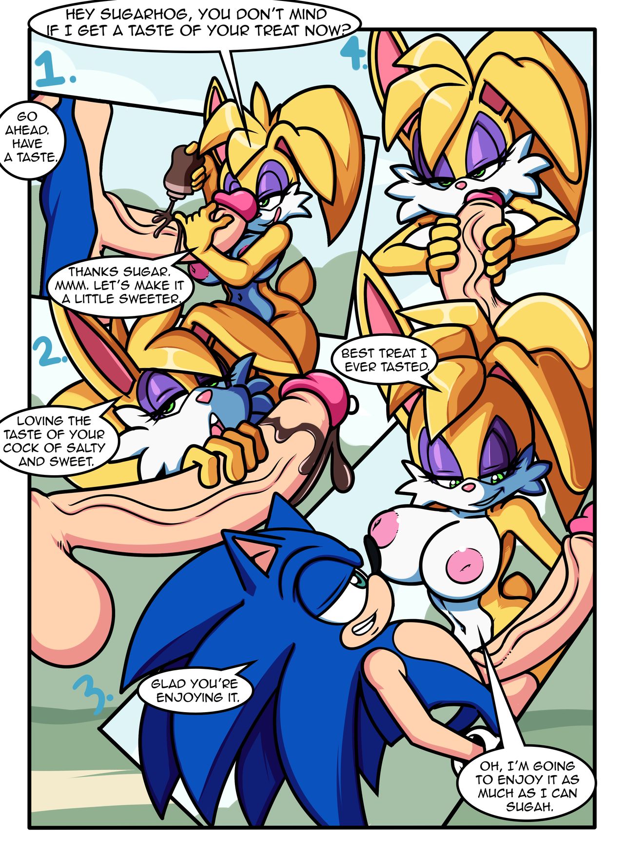 Sonic Girls Easter [photo 3] - MangaPorn