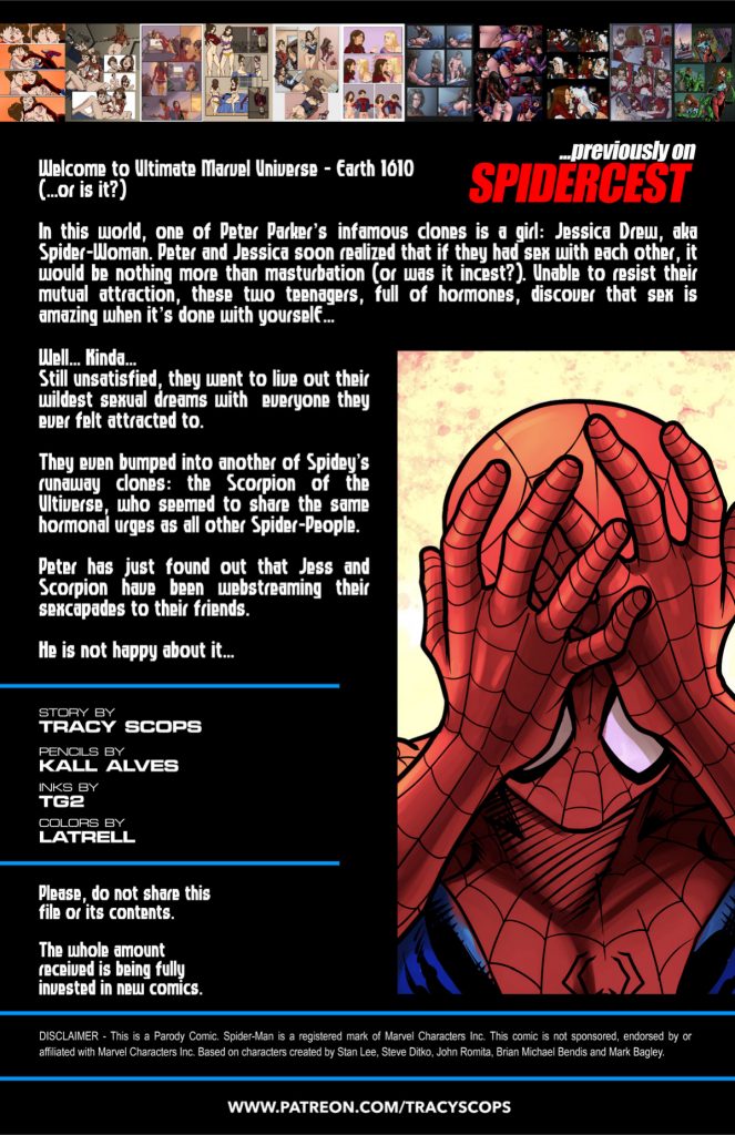 Spidercest Ultimate Spider Man XXX – Tracy Scops [photo 2] - MangaPorn