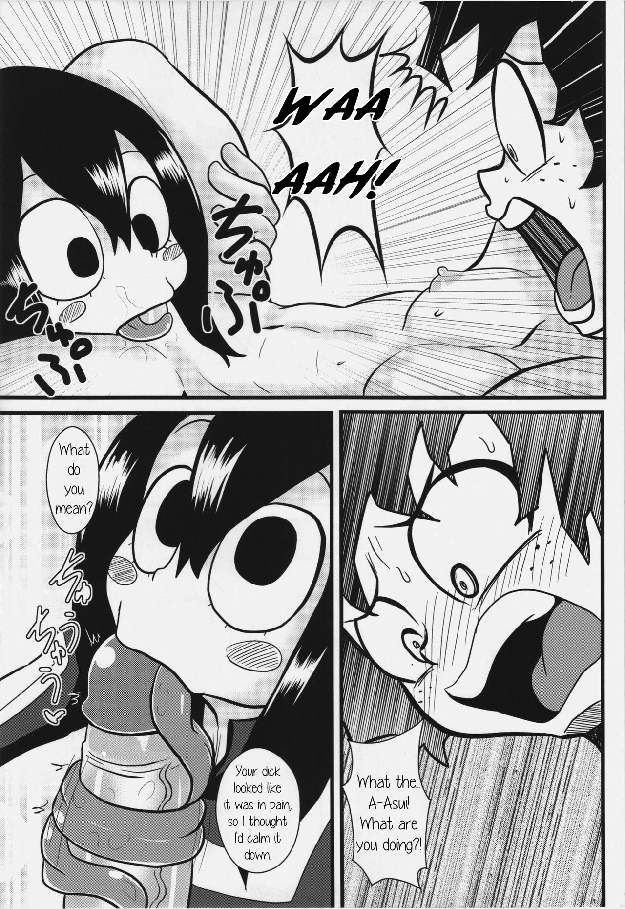 Tsuyu-chan to! Ganbare tte Kanji no Dex Tsuyu and! Some Do Your Best DEKX [photo 5] - MangaPorn