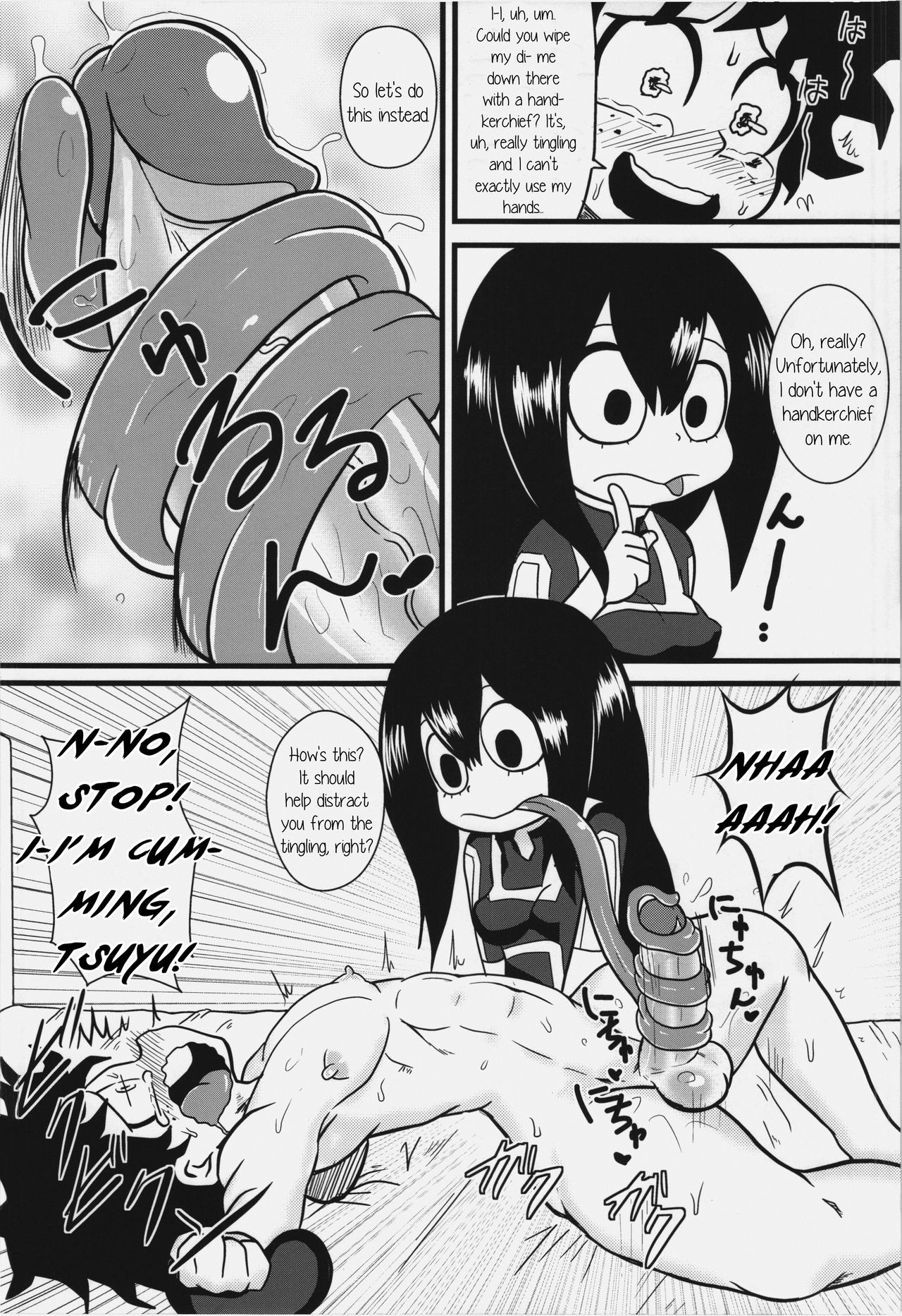 Tsuyu-chan to! Ganbare tte Kanji no Dex Tsuyu and! Some Do Your Best DEKX [photo 8] - MangaPorn