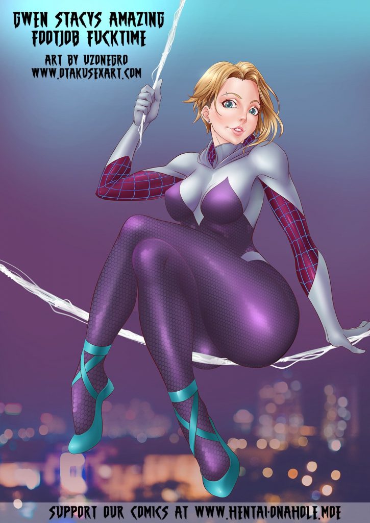 Gwen Stacy’s Amazing Footjob Fucktime – Uzonegro [photo 1] - MangaPorn