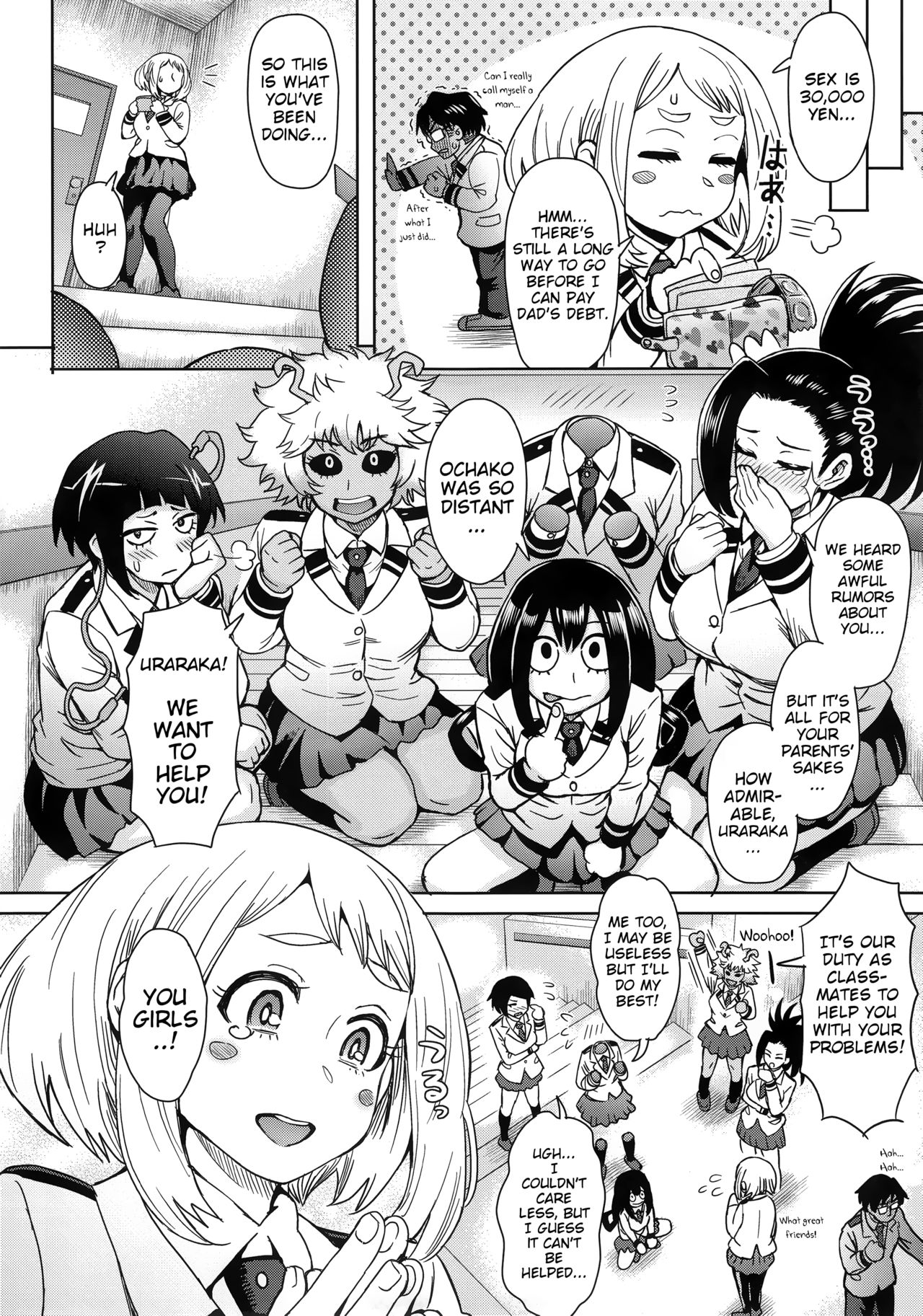 Uraraka Ura Fuzoku Uraraka’s Behind the Scenes Prostitution [photo 10] - MangaPorn