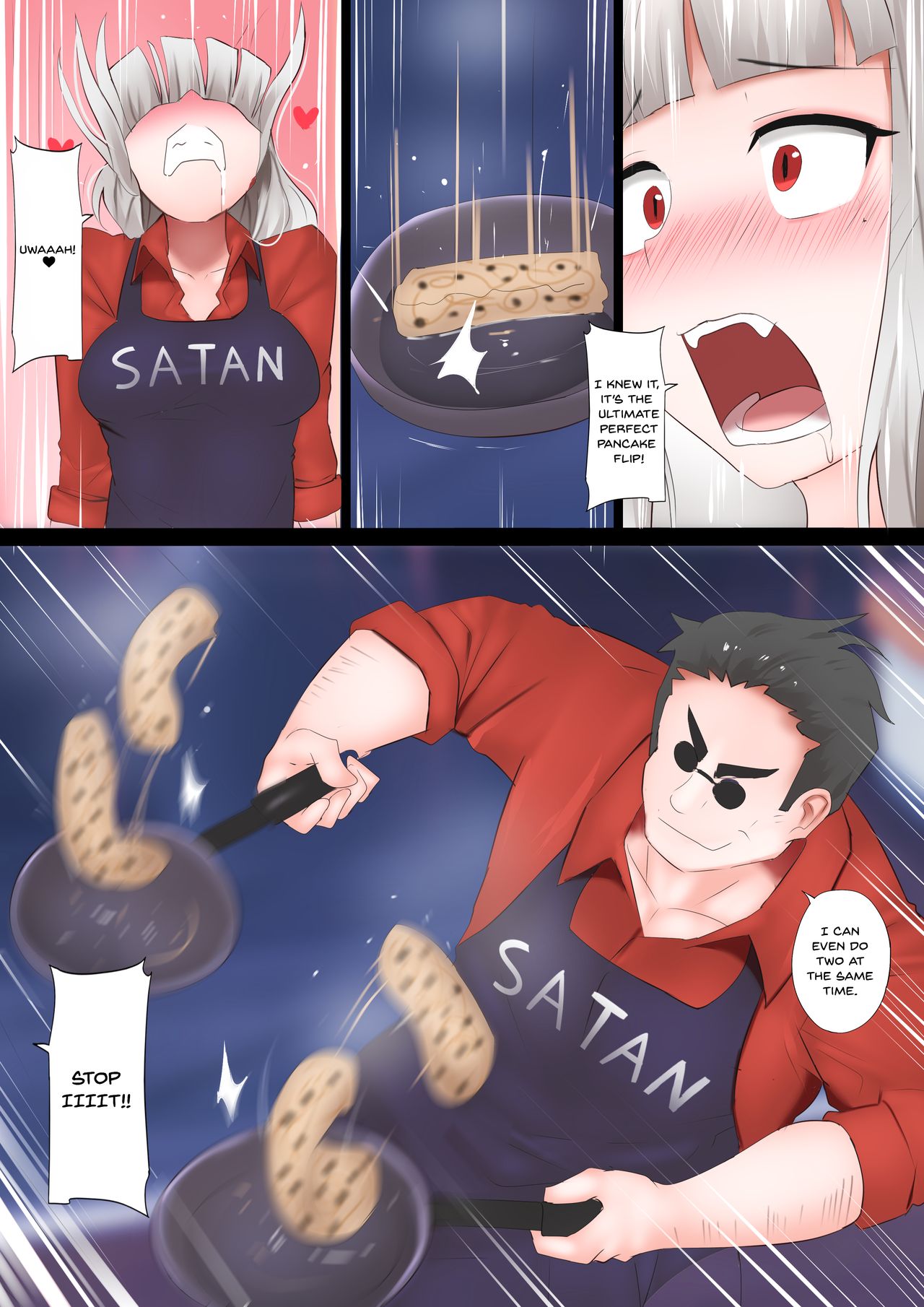 Pancakes Challenge – Helltaker [photo 4] - MangaPorn