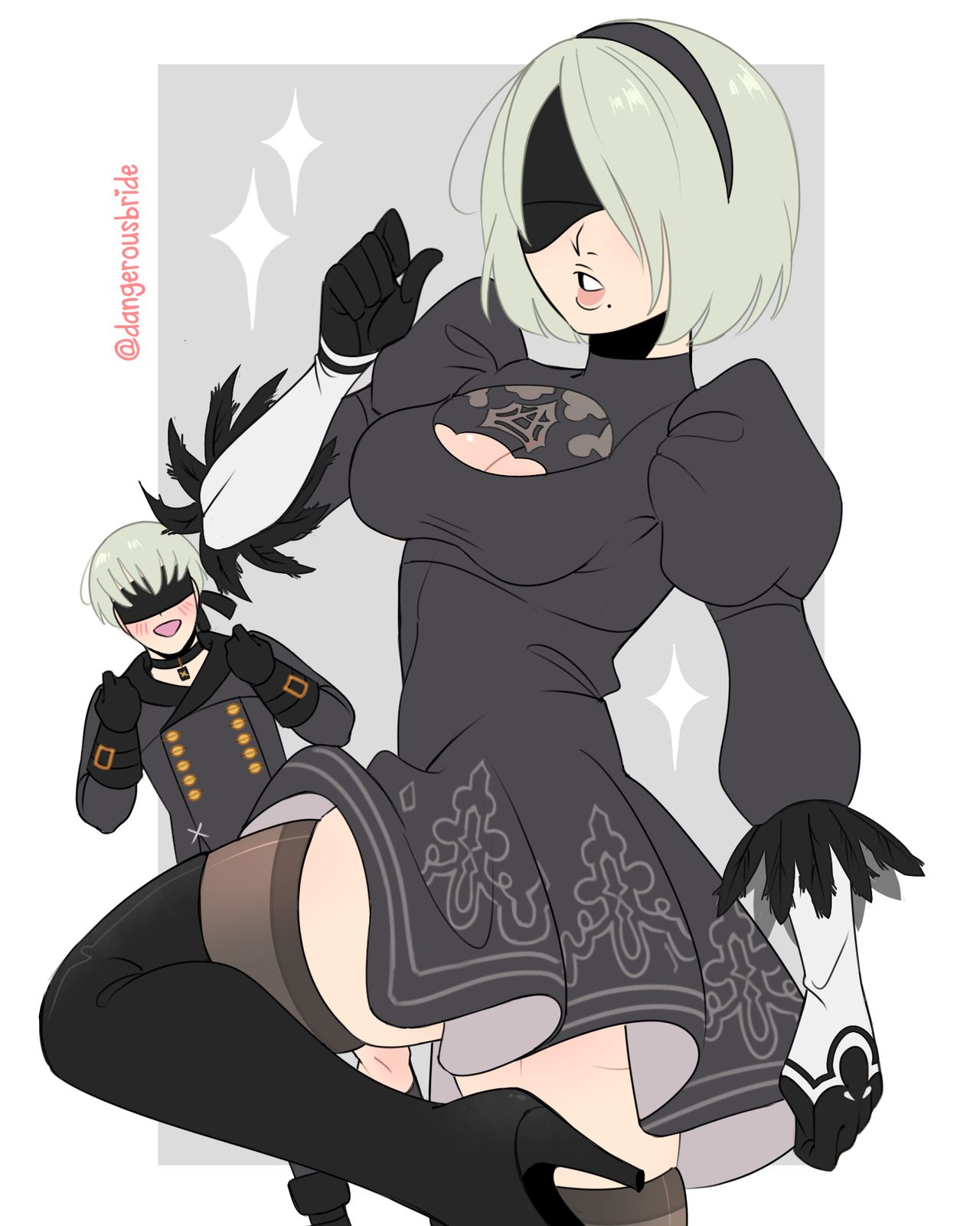 Dilemma – Nier Automata XXX [photo 1] - MangaPorn