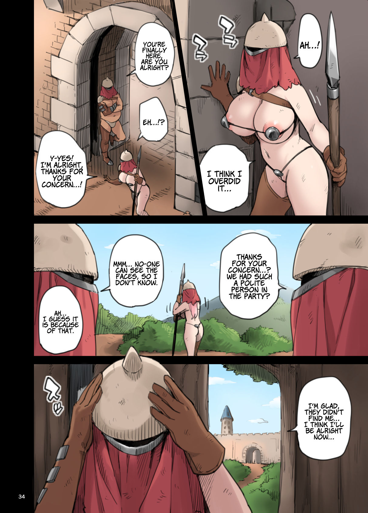 Raid from the Wild Sex Empire!! – Lewd Escape Part – Irotenya [photo 34] - MangaPorn