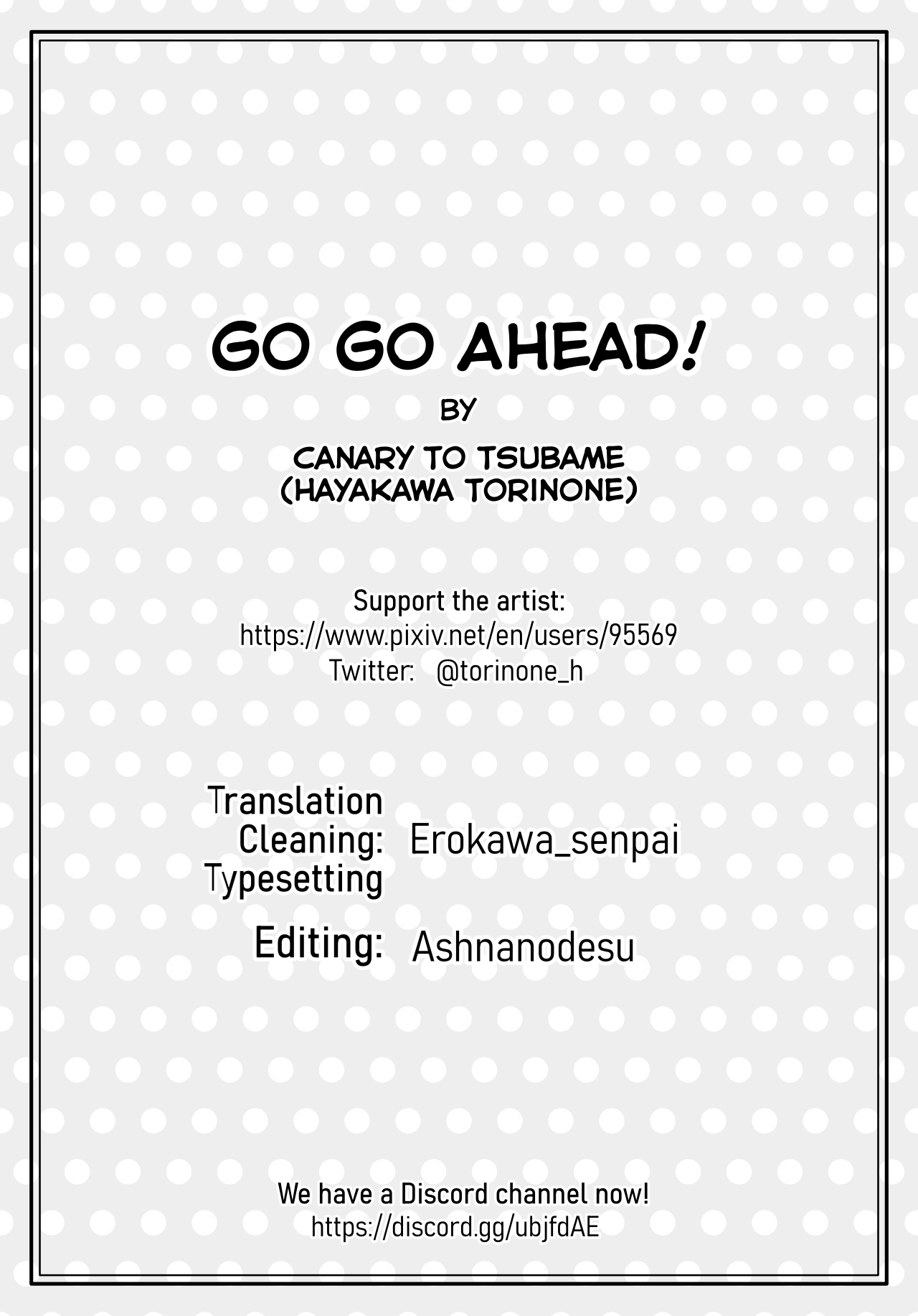 Go Go Ahead – Canary to tsubame [photo 29] - MangaPorn