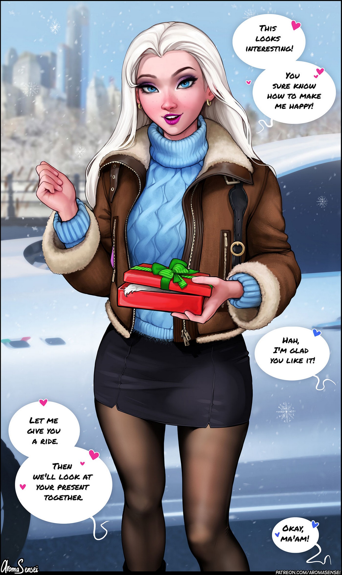 X-mas present for Elsa! – AromaSensei [photo 2] - MangaPorn