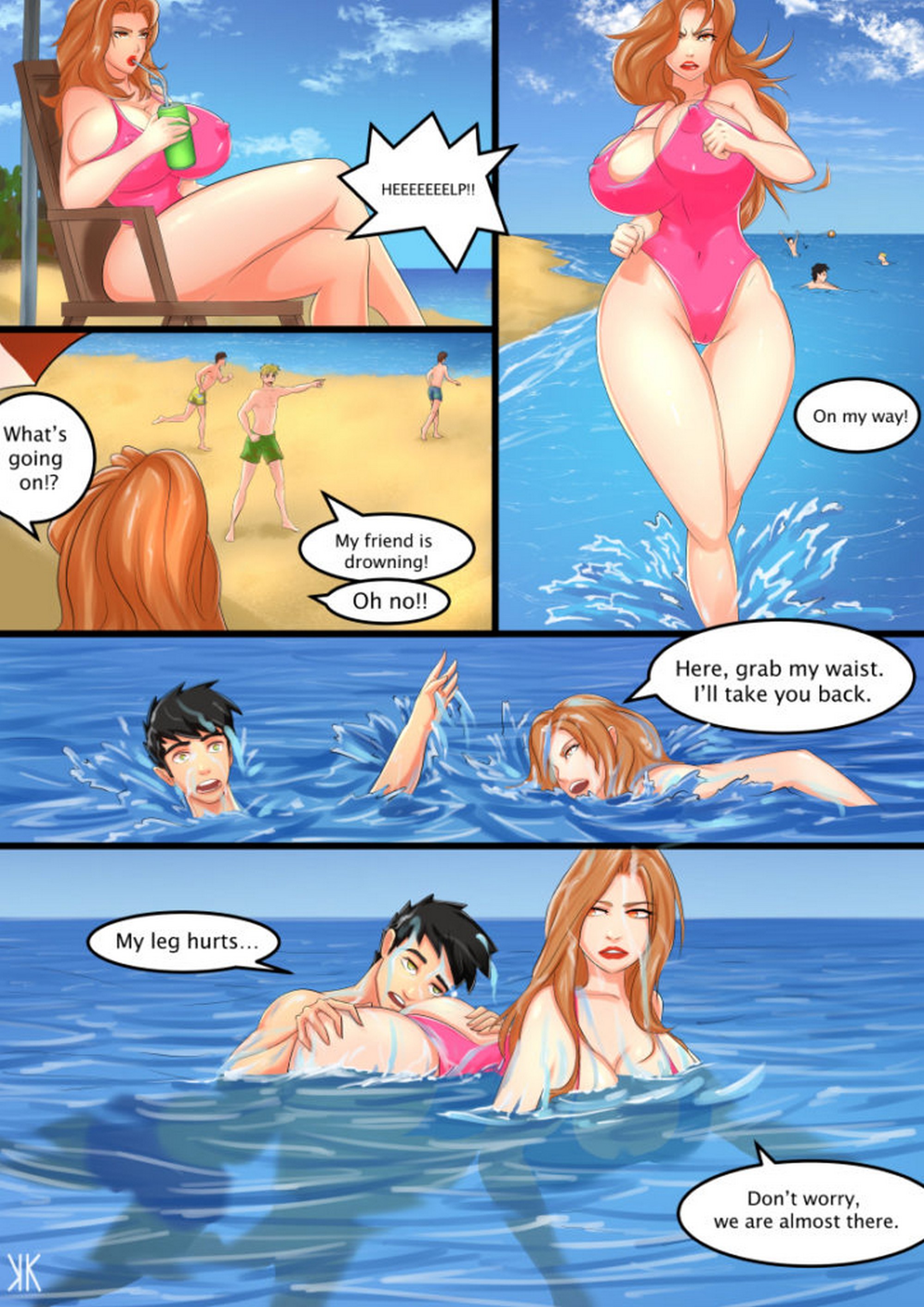 My Friend Is Drowning! – Kinkamashe [photo 2] - MangaPorn
