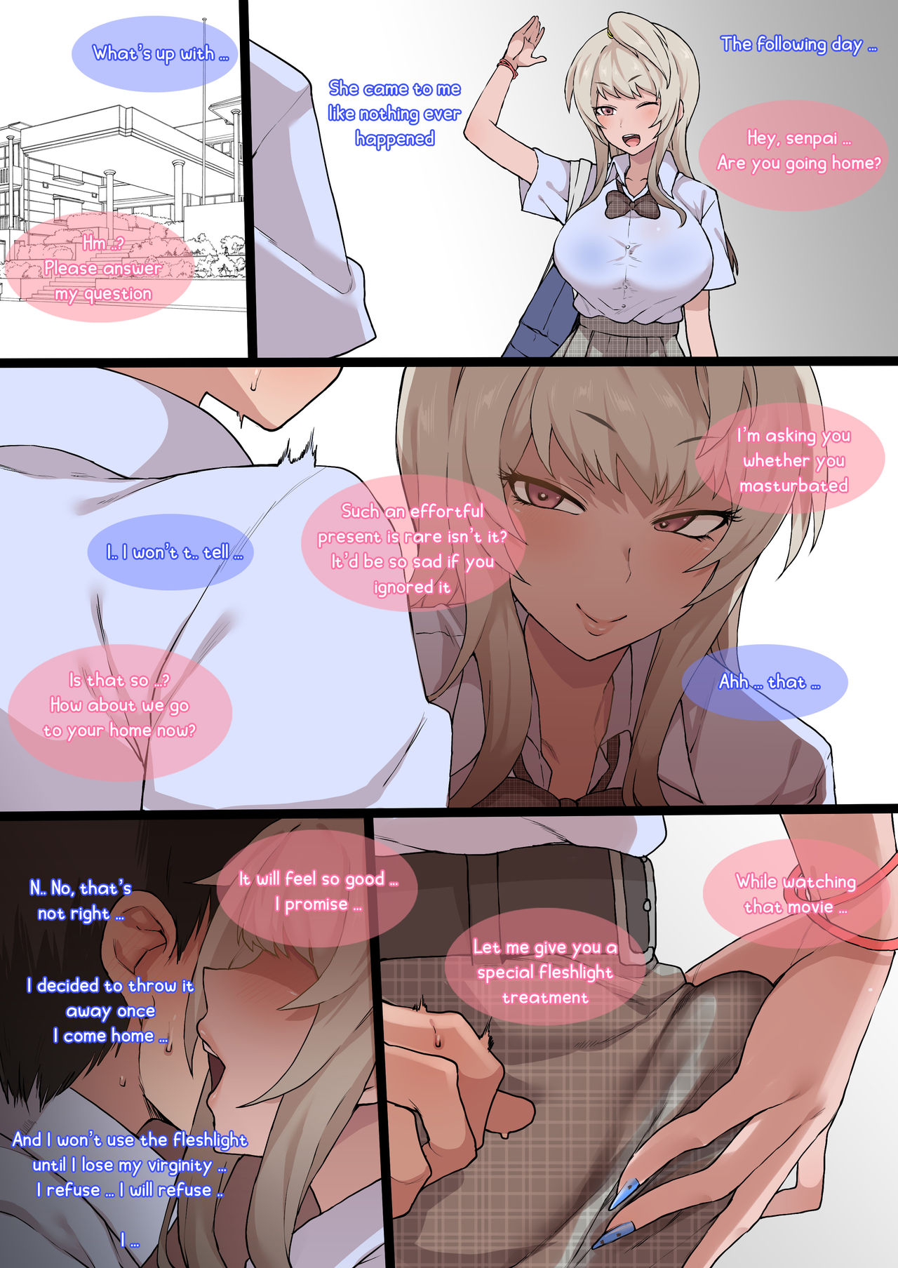 Otaku no Boku to Iikanjidatta Kuro Gyaru Kouhai wo Netorareru Mini – Terasu MC [photo 11] - MangaPorn