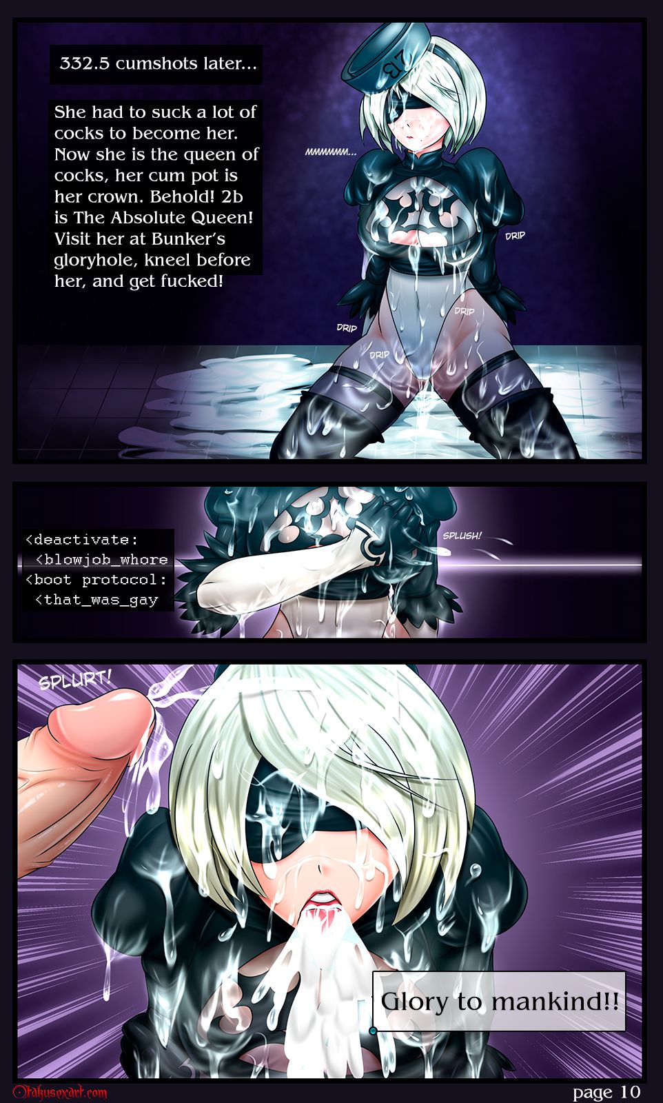 Nier Autofellatio – Nier Automata [photo 11] - MangaPorn