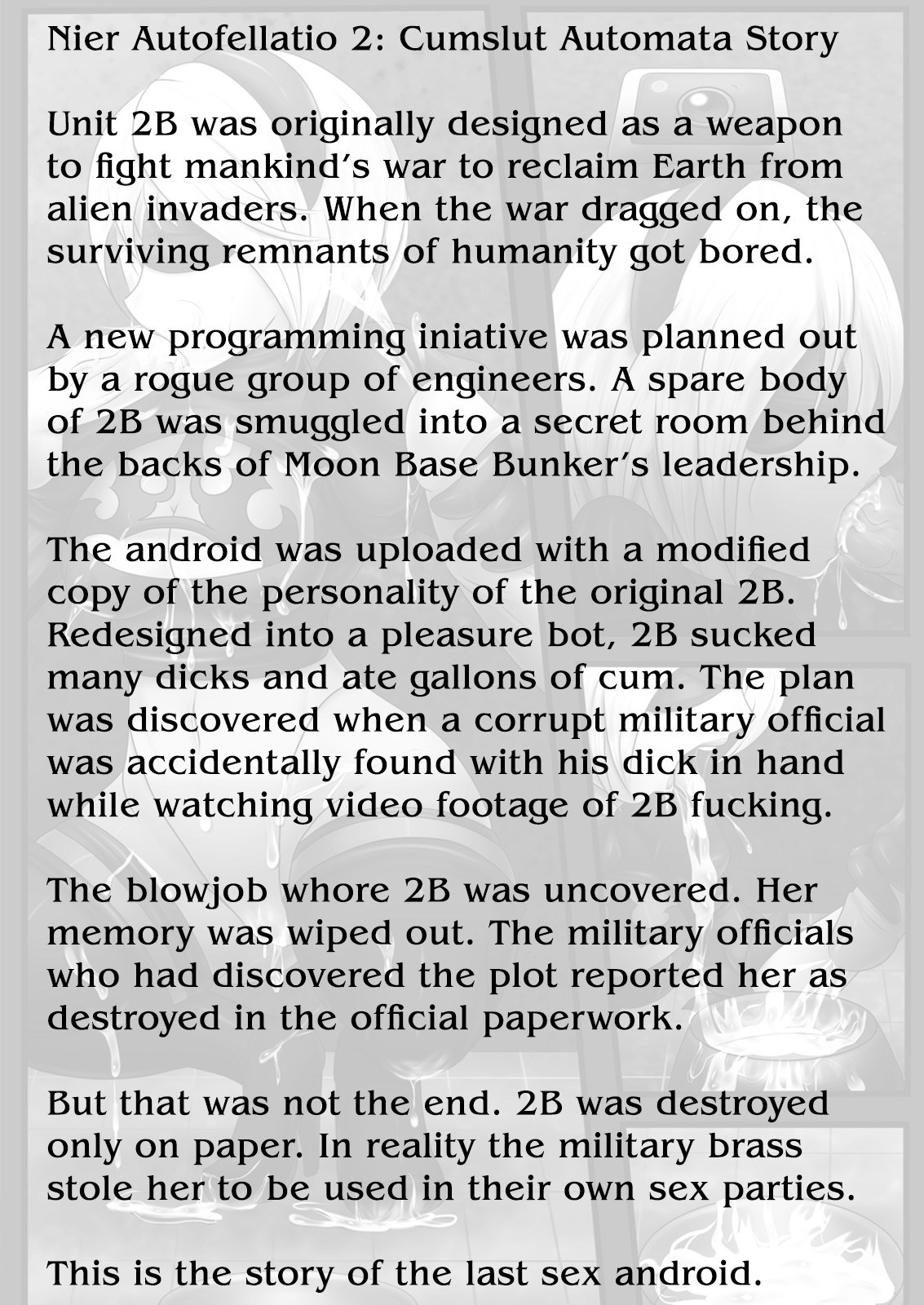 Nier Autofellatio 2 – Nier Automata [photo 2] - MangaPorn