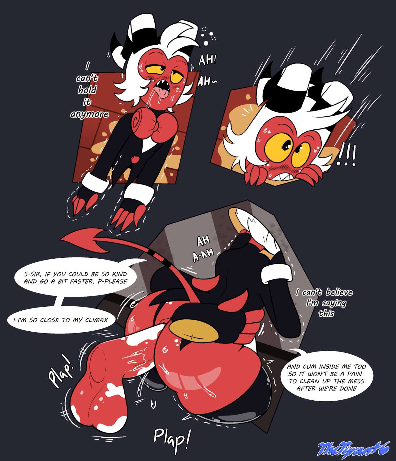 Moxxie Getting Stuck between Portals – Helluva Boss [photo 4] - MangaPorn