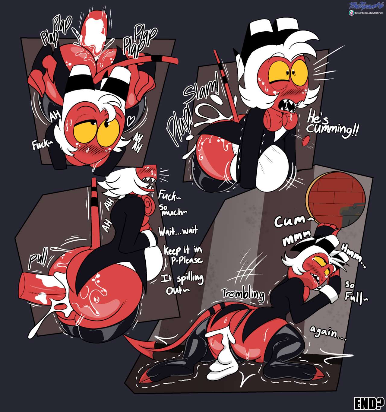 Moxxie Getting Stuck between Portals – Helluva Boss [photo 5] - MangaPorn