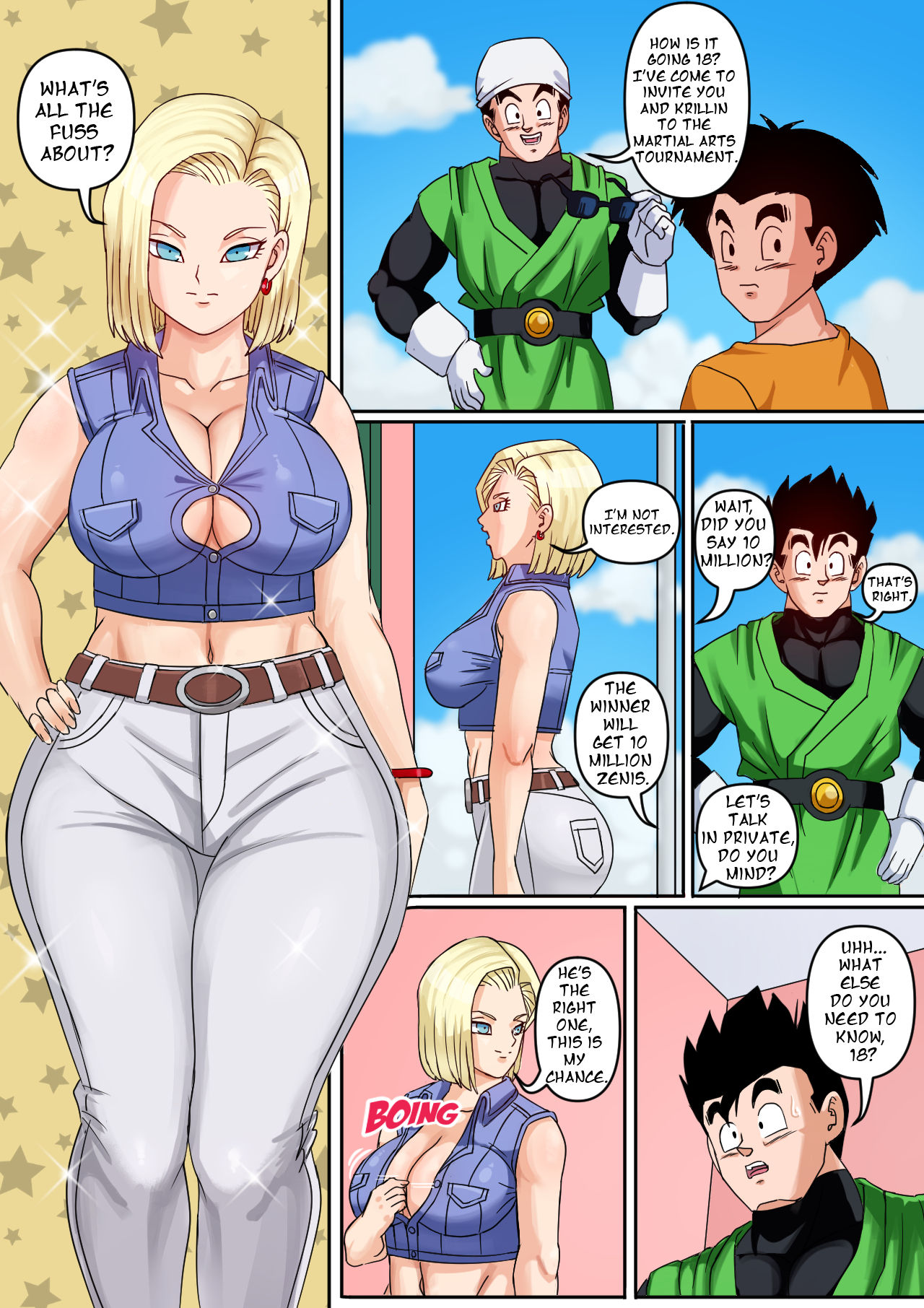Android 18 & Gohan – Pink Pawg [photo 5] - MangaPorn