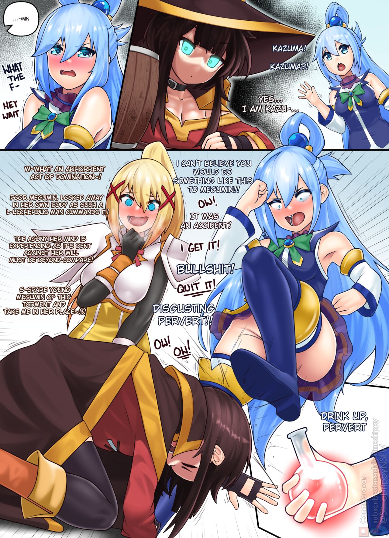 I just wanted to become an explosion mage but ended up possessing Megumin [photo 6] - MangaPorn