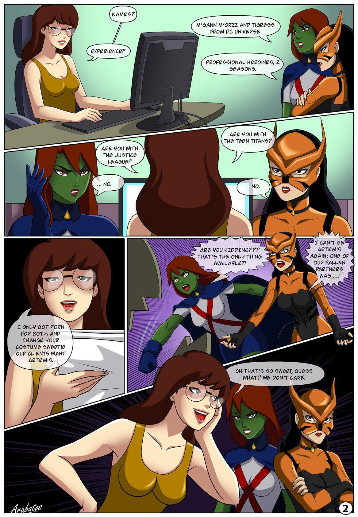 Low Class Heroines (Teen Titans, Young Justice) – Arabatos [photo 3] - MangaPorn