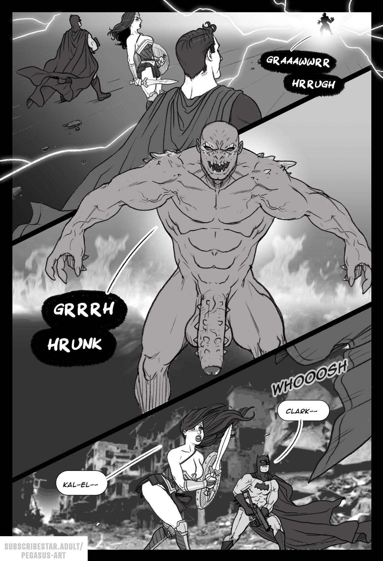 Wonder Woman vs Doomsday – Pegasus [photo 5] - MangaPorn