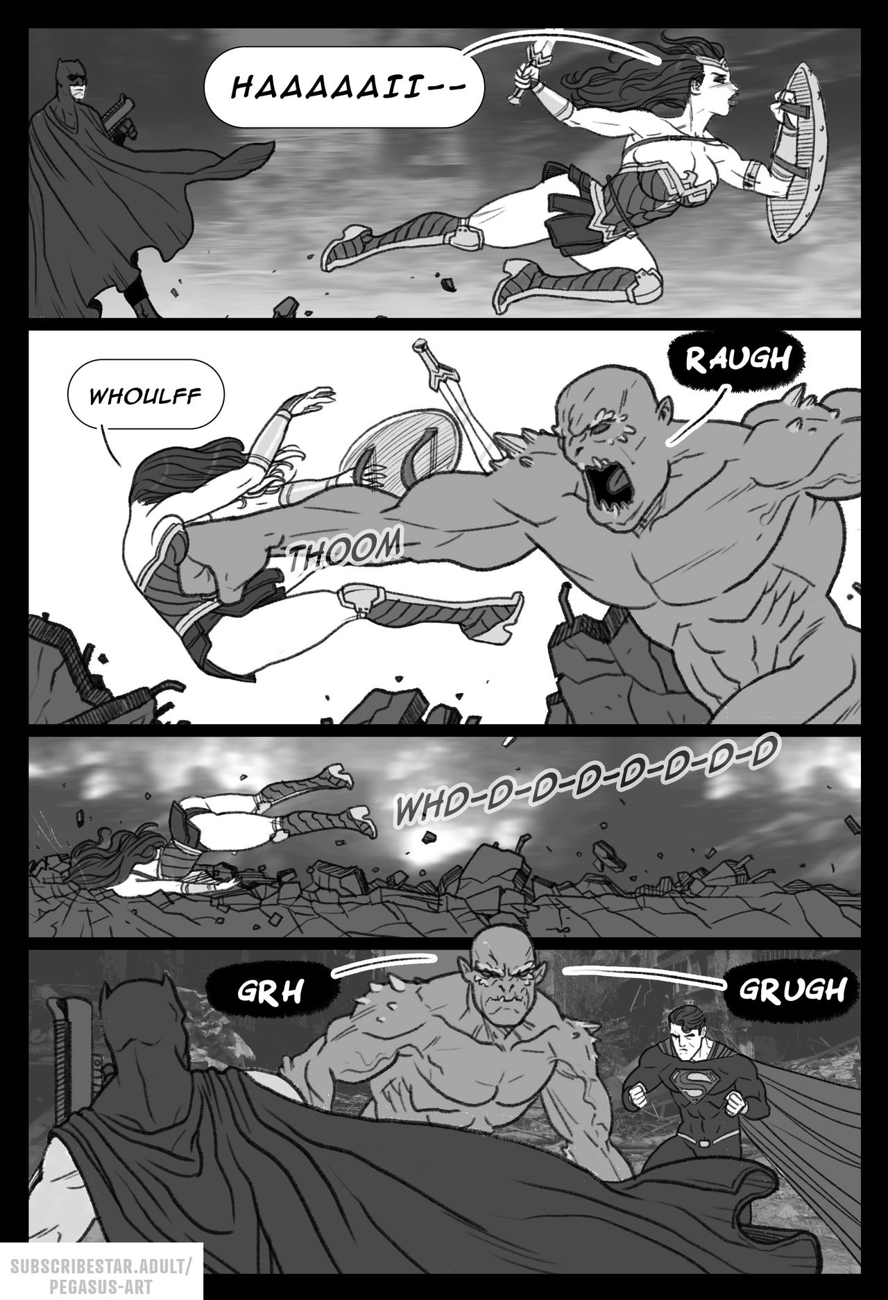 Wonder Woman vs Doomsday – Pegasus [photo 7] - MangaPorn